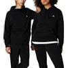 Converse Felpa con Cappuccio Go-To Embroidered Star Chevron Nero Taglia S Codice 10024509-A02