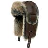 HEYANN Cappello Trapper Invernale Unisex Ushanka in Finta Pelliccia, Cappello da Pilota Antivento in Pelle di Montone Cappello Russo per Uomini e Donne, Cappelli da Aviatore con Paraorecchie per