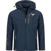 Geographical Norway Giacca funzionale da uomo in softshell, con cappuccio