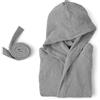 Bassetti Accappatoio da viaggio con cappuccio micro spugna (L 50-52, GRIGIO)