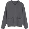 generic Cardigan da uomo lavorato a maglia con cerniera a maniche lunghe cardigan 2024 maglioni cardigan uomo felpa cardigan cardigan uomo cardigan - stile occidentale tinta unita maglione