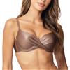 Vivisence Reggiseno Bikini Floreale Colorato 3222, Marrone Lucido,4E