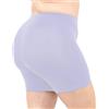 LEELA LAB Pantaloncini Ciclista Donna Taglie Forti in Morbida Microfibra, Realizzati con Tecnologia Seamless Senza Cuciture - Made in Italy