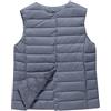 HAXNOHEY Gilet Smanicato Donna Gilet Piumino Donna Leggero Giubbotto Imbottito Smanicato Donna Gilet Trapuntato Sottogiacca Donna Giubbino Giacchetto Giacca Smanicato Piumini Gilet Senza Maniche Donna Blu 3XL
