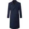 VEMOW Cappotto trench uomo in lana - Pea coat a doppio petto, fit regolare in misto lana, overcoat business, elegante per occasioni formali