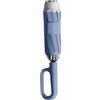 Shurzzesj Ombrello con fibbia ad anello, ombrello tascabile con accensione/automatico, robusto ombrello con striscia di sicurezza riflettente, ombrello da viaggio antivento, ombrello automatico inverso,