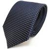 TigerTie - Cravatta di design in seta con motivo a pois - Larghezza della cravatta 8 cm, Krawattengröße: ca. Länge 150 cm, Breite 8 cm