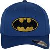 BATMAN Licenza Ufficiale Logo Premium Flexfit cap (Blu), Small/Medium