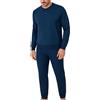 Navigare Pigiama da Uomo in Cotone Interlock Art. 841914 Navy M