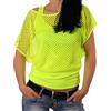 Crazy Age Top Estivo da Donna, per Carnevale, alla Moda, Colori Neon