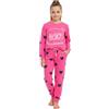 A2Z 4 Kids Ragazze Pigiama Tradizionale Pjs Completo Manica Lunga Top Pantaloni Pigiama Abbigliamento da Casa Comodo Leggero Bambini Pigiama Completi età 2-13 Anni