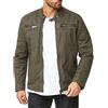 RED BRIDGE Uomo Giubbotto Manica Lunga Finta Pelle Biker Casuale Cotone Moda Giacca