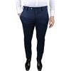 Evoga Pantaloni Uomo Sartoriali Nero Blu Grigio Classico Elegante Cerimonia
