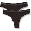 sloggi Donna Go Ribbed Brazil C2P, Nero, XL