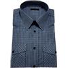 Siry Work Camicia Uomo Manica Lunga a Quadri con Taschino vestibilità Classica 100% Cotone Art. Grado (IT, Testo, L, Regular, Regular, col 363)
