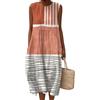 Gienslru Vestiti Estivo Donna Abito Lunghi Elegante Fiori Vestito Casual Manica Leggero Corta Abiti Prendisole da Mare Abitos Taglie Copricostume con Linea ad A con Tasche Spiaggia Moda 2025