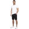 989Zé ENZO Pantaloncini da uomo in cotone, pantaloni chino estivi casual eleganti, Nero , 30W