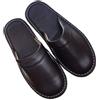 DSFIHJO Ciabatte Uomo Pantofole Da Casa In Pelle Economiche Scarpe Interno Uomo Grandi Dimensioni 47-48 Chiuse Coppia Unisex(Brown,37-38)