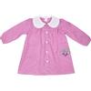 Ciabalù Grembiule Asilo Bambina Rosa Quadretti Colletto Bianco e Ricamo (7 anni, OK)