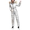 Sunnyuk Tuta Neve Donna Tuta Montagna Invernale Completo Curvy Termico Salopette da Neve da Sci Impermeabili Intera Elegante da Snowboard