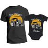t-shirteria Coppia papà Neonato - T-Shirt e Body - Nomi Personalizzabili - papà Figlio - Bambino - Trattori Campagna - Agricoltore - Padre - Maschietto - Figlio - Coordinato - Uomo - Idea Regalo