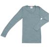Engel Natur, sottoveste da donna a maniche lunghe, 70% lana (kbT), 30% seta (Blu montagna, 34-36)