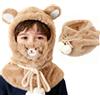 AYPOW Passamontagna Invernale in Pile Termico Bambini 3-8 Anni, Multifunzionale Maschera da Sci 3D Animale Regolabile Caldo Antivento,Cappuccio Scaldacollo Sciarpa per Ragazzi Ragazze Sport all'aperto