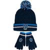 Harry Potter Set cappello e guanti da per adulti | Opzioni per la casa di Grifondoro Corvonero o Serpeverde da uomo e donna Berretto con pompon lavorato a maglia | Cappello