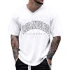 EODJXIO Maglie Militari Uomo Maglietta Oversize da Uomo, Estiva Scollo Rotondo, Manica Corta, con Stampa di Città, Camicie Basiche Casual
