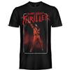 CRAZY FOR ROCK Michael Jackson T Shirt Ufficiale Thriller. Maglietta Unisex in Cotone. Maglia vestibilità Regular per Adulto e Ragazzo