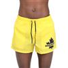 DSQUARED2 Shorts Mare Gialli da Uomo con Stampa Logo 48