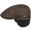 Stetson Redding Coppola Berretto Piatto Pelle Paraorecchie Fodera Pile Uomo Autunno Inverno