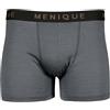 menique Boxer da uomo, 100% lana merino, primo strato, anti sfregamento, morbidi, traspiranti, inodori, per sport, corsa, uso quotidiano (grigio scuro, XXL)