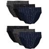 MioRalini 12 o 6 Slip da Uomo in Morbido Cotone 100% con e Senza Intervento nelle Taglie M - 4XL