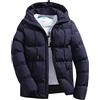 Kobilee Piumino Uomo Imbottita Autunno con Cappuccio Giubbotto Leggero Cotone Elegante Giacca Invernale Cappotto Trapuntato Mezza Stagione Antivento Giubbino Piumino Caldo Casual