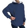 HAOLEI Incinta Allattamento Felpa Donna Manica Lunga Allattamento Camicia maternità Moda Maglione Caldo per L'Allattamento al Seno Top Allattamenti in Pile Felpa Premaman Loungewear al Seno