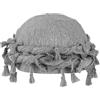 Adorila Durag Halo Turbante Wrap in Cotone Foderato in Raso, Design Unico, Turbante per Uomo e Donna, Cappello con Nappa per Uso Quotidiano