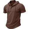 MakingDa Athletic Manica Corta Con Cappuccio Uomini Moda Allenamento Palestra Pullover Camicia Con Cappuccio Pulsante Muscle Fit Estate Felpa Leggera Hip Hop Running Boxing Hiking Sport Hoodys T-Shirt