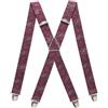 Pierrot Bretelle Uomo Larghe Vintage - Clip molto forti Regolabili Fino A 130cm - Bretelle Uomo Eleganti Artigianali Garantite A Vita