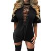 365-Shopping Donna Sciolto Casual Mini Vestito Abito Ab