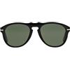 Persol MOD. 0649 Sun Occhiali da Sole, Unisex Adulto, Nero, 54