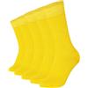 Mysocks 5 paia caviglia calzini giallo