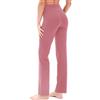 icyzone Pantaloni da Donna Sportivi Dritto,Larga Pantaloni da Tuta Vita Alta con Tasca Pantaloni Yoga Fitness Pilates