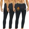 MEETYOO Leggings Uomo, Calzamaglia Compressione Pantaloni Running Tights Sportive Calzamaglie per Jogging Fitness Palestra