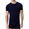 LIABEL Maglia Intima Uomo Caldo Cotone - 3/6 Pezzi - Maglietta Invernale Felpata Girocollo (3 Pezzi Blu M)