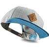 Soulbuddy Cappello Snapback Uomo e Donna - Cappellino con Visiera Piatta | Cappellino uomo con visiera piatta e patch vegana - cappello uomo e donna regolabile, look Mini-Me con il cappello bambino