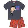 Mr Bean Pigiama Bambino, Pigiami Cotone Bambino, Pigiama Ragazzo Manica Corta, Multicolor 7-8 Anni