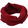 Prettystern scaldacollo tubolare sciarpa ad anello donna di 100% Cachemire Lana sciarpa tubolare Uomo collo di Cashmere Unisex Rosso