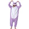 ULEEMARK Donna Pigiama Anime Cosplay Halloween Costume Attrezzatura Adulto Ummo Animale Onesie Unisex Porpora Coniglio per Altezze da 140 a 187 cm