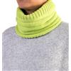 Marenza Scaldacollo Misto Cashmere Uomo Donna Made In Italy Sciarpa Anello Cappellino Cachemire Invernale Unisex Lana Merino Nero Grigio Bianco Scialle Calda Taglia Unica Pashmina Coprispalle (Verde Acido)